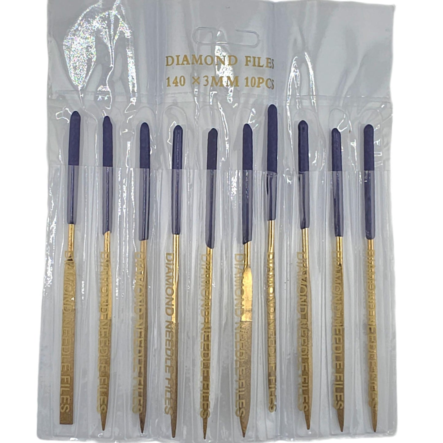 Diamond Needle File Set (10 Pieces) – Titanium-Plated Jewelry Files