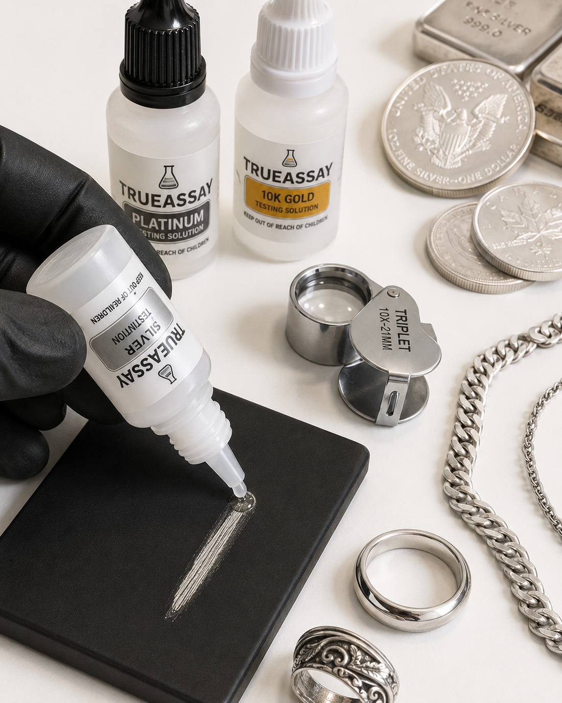 How to Test Silver and Platinum at Home: Acid Test Guide for Resellers, Pawn Shops & Collectors (2026)