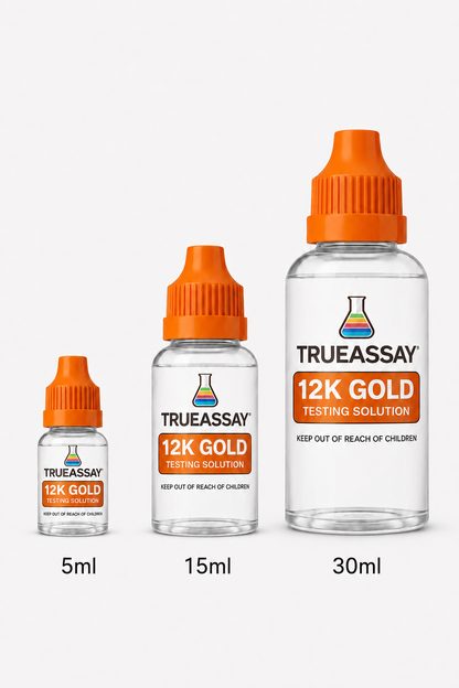 Solución para probar oro de 12K – Prueba ácida para oro de 12 quilates