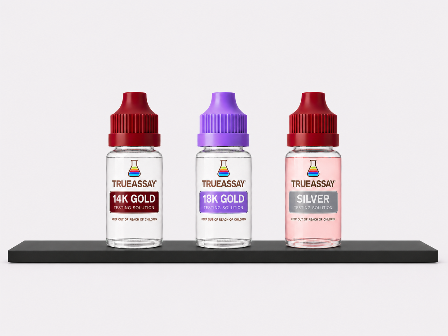 Gold Testing Kit – 14K, 18K with 2x4 Test Stone & Silver