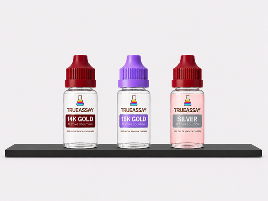 Gold Testing Kit – 14K, 18K with 2x4 Test Stone & Silver