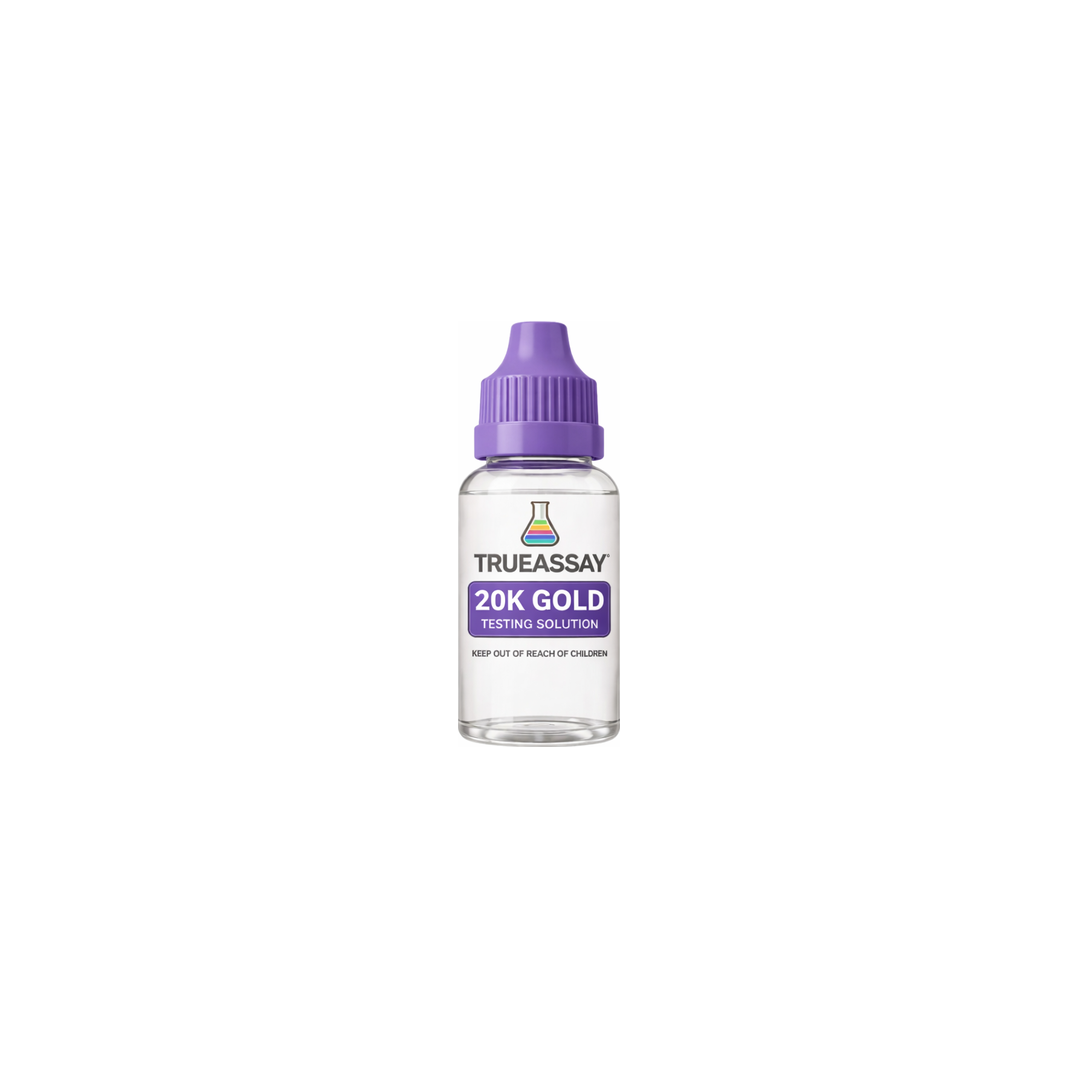20K Gold Testing Solution – Acid Test for 20 Karat Gold