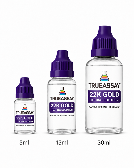 22K Gold Testing Solution – Acid Test for 22 Karat Gold