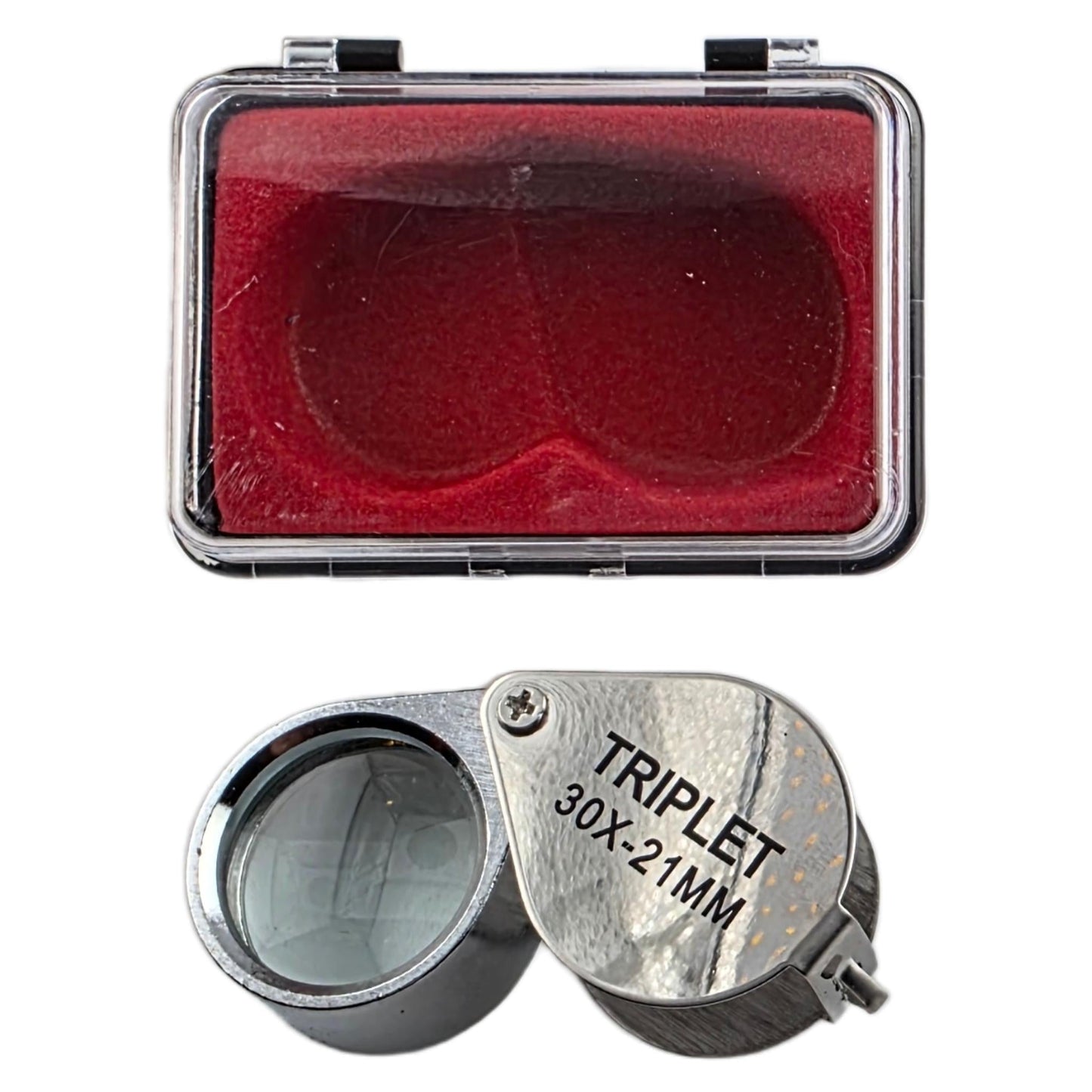 30X Jeweler’s Loupe Magnifier for Jewelry, Coins & Hallmarks