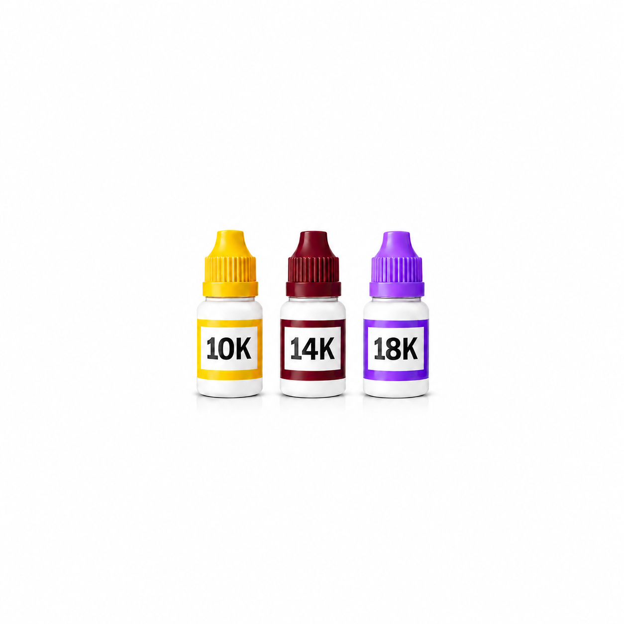 Gold Testing Solutions Set – 10K/14K/18K