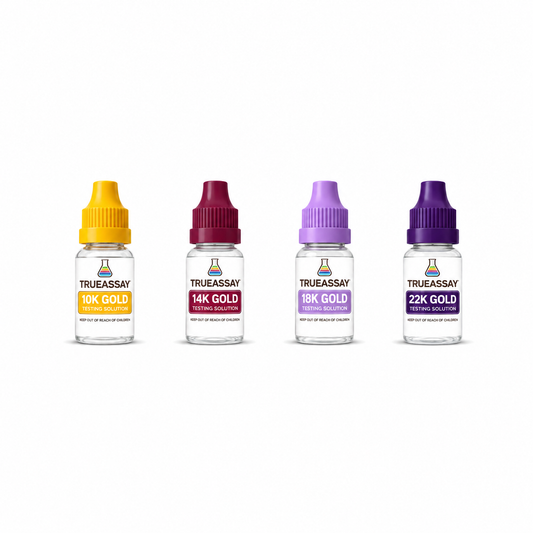Gold Testing Solutions Set – 10K/14K/18K/22K