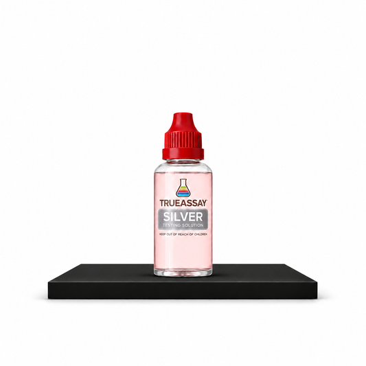 Silver Testing Kit – Acid Solution + 2x4 Testing Stone (.500–.999 Silver)