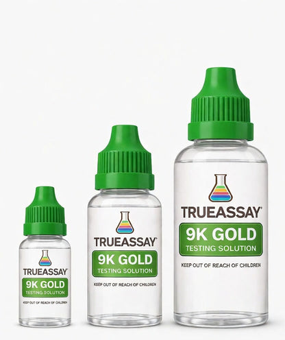 Solution de test d'or 9K – Test à l'acide pour l'or 9 carats