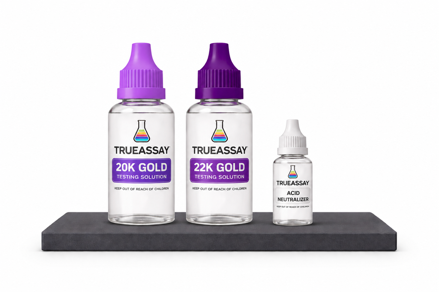 High-Karat Gold Testing Kit – 20K/22K with Tester Stone & Acid Neutralizer